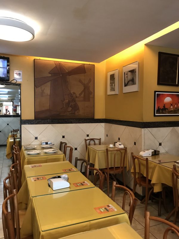 foto do restaurante Cervantes em Copacabana no Rio de Janeiro
