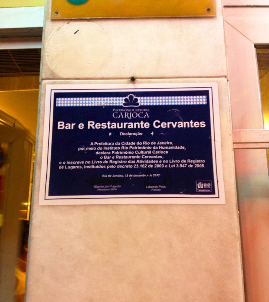 foto da fachada do Cervantes sanduíche