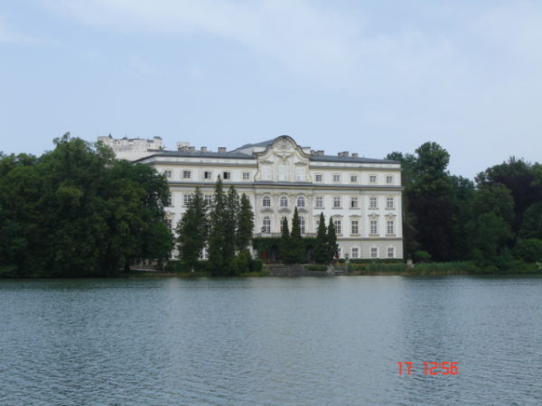 foto do Schloss Leopoldskron em Salzburgo na Áustra 