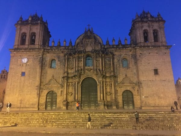foto da Catedral roteiro por Cusco