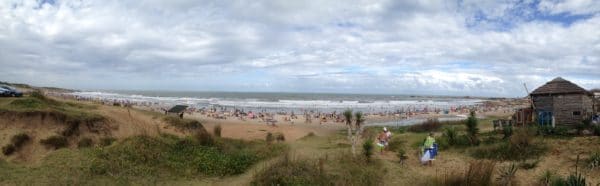 foto da praia de Punta del Diablo no Uruguai