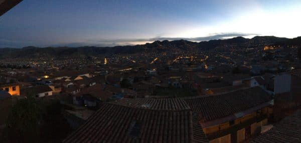 Foto da vista de Cusco roteiro pelo Peru