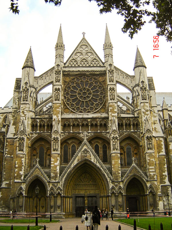 foto da Abadia de Westminster em Londres na Inglaterra