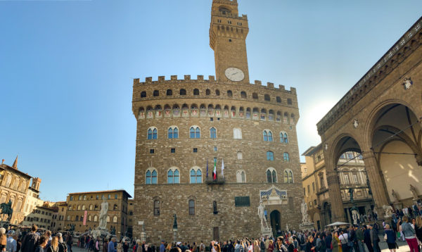 foto da Piazza della Signoria em Florença na Itália