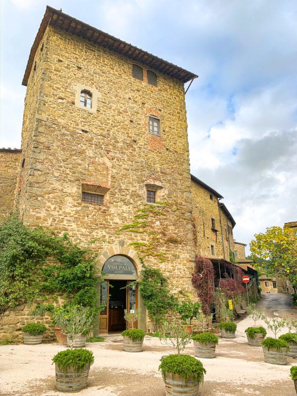 foto do Castello di Volpaia na Toscana na Itália 