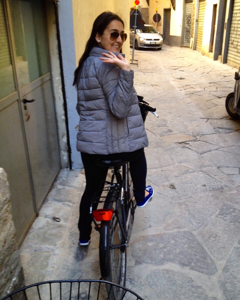 turismo sustentável passeio de bicicleta em Florença, na Itália