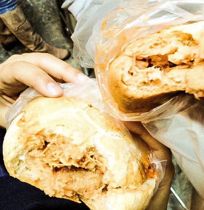foto de trippa alla fiorentina no pão